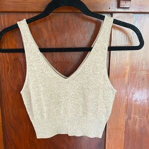Quince Mongolian Cashmere Cropped Tank